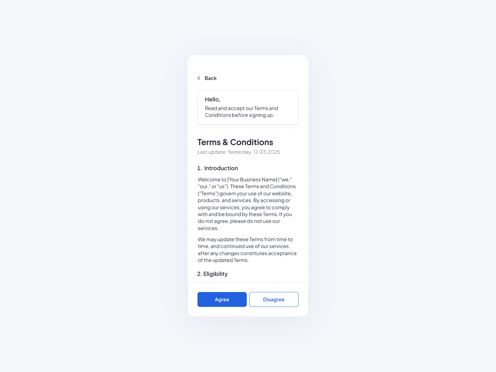 Daily UI Challenge #44