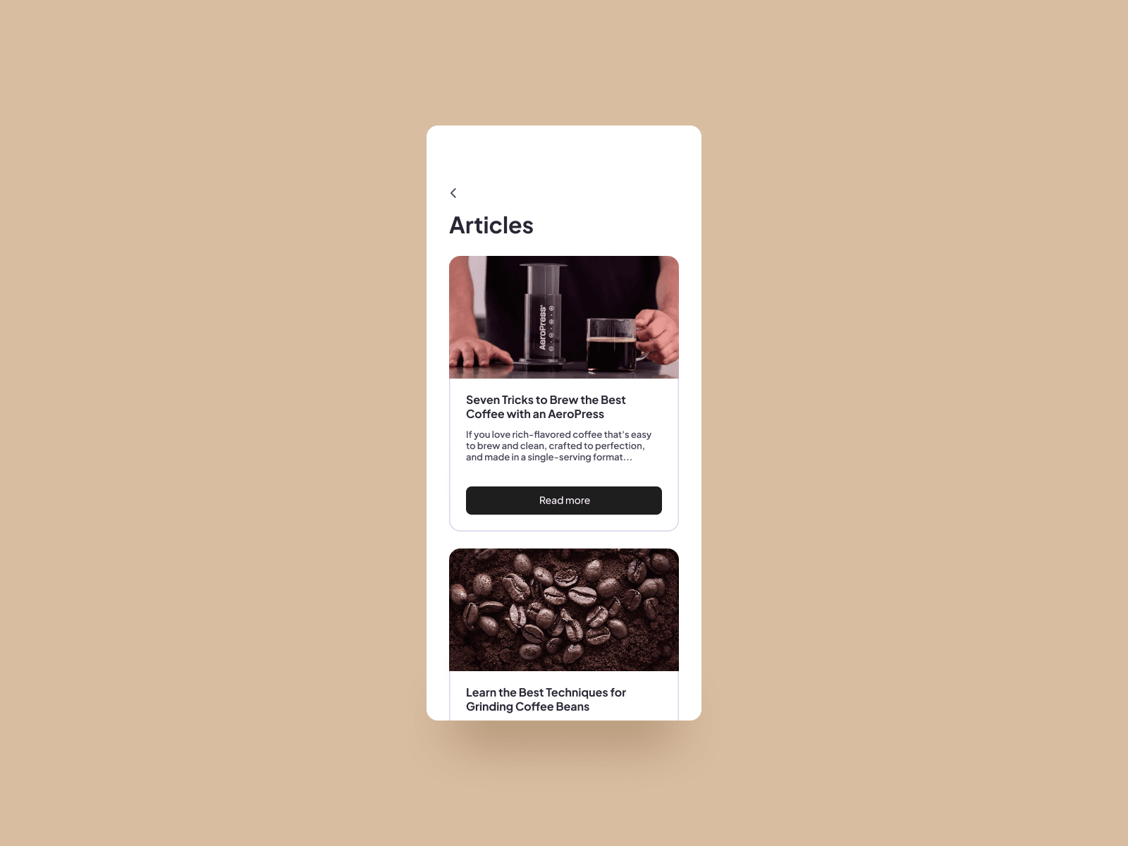 Daily UI Challenge #16