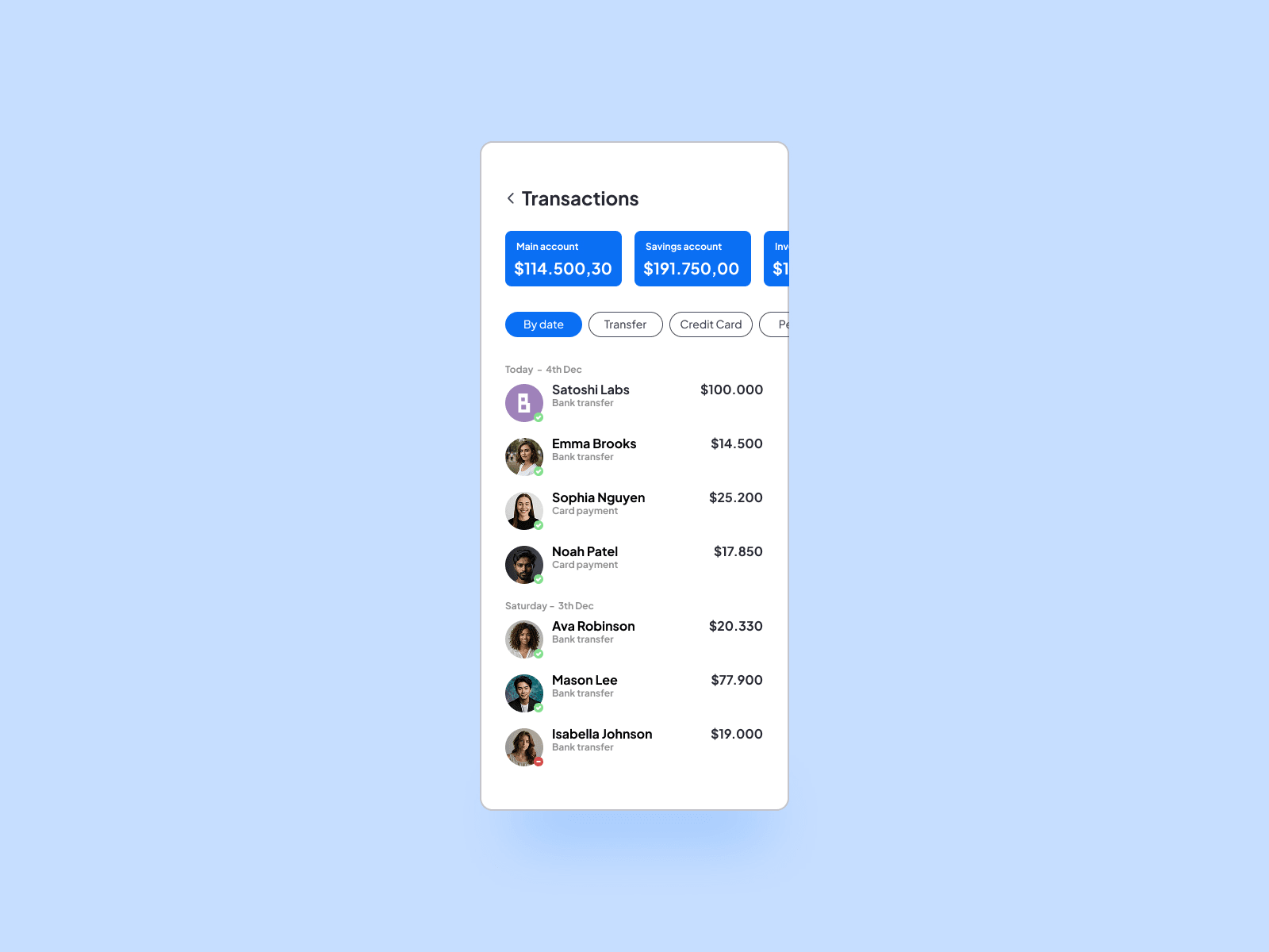 Daily UI Challenge #43