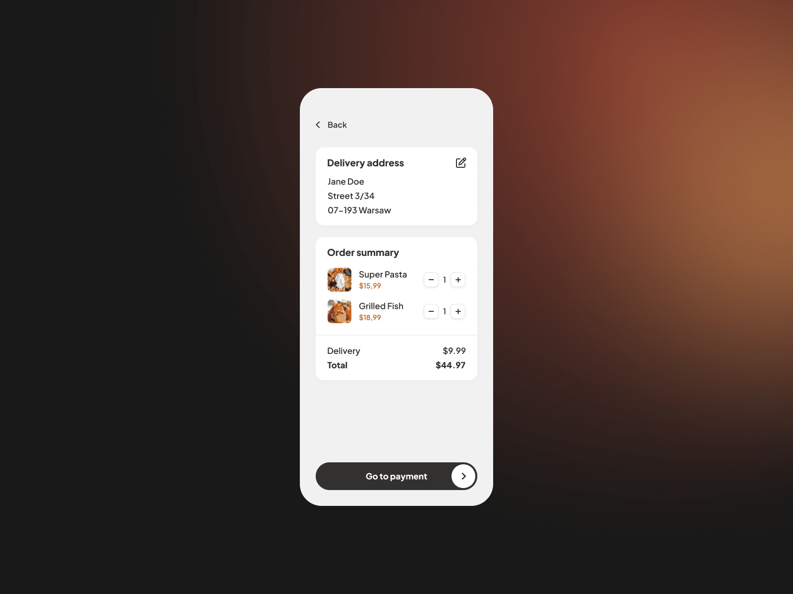 Daily UI Challenge #50