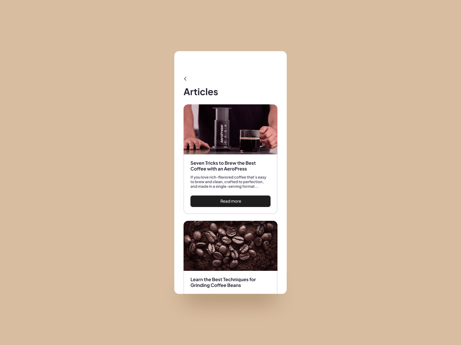 Daily UI Challenge #16
