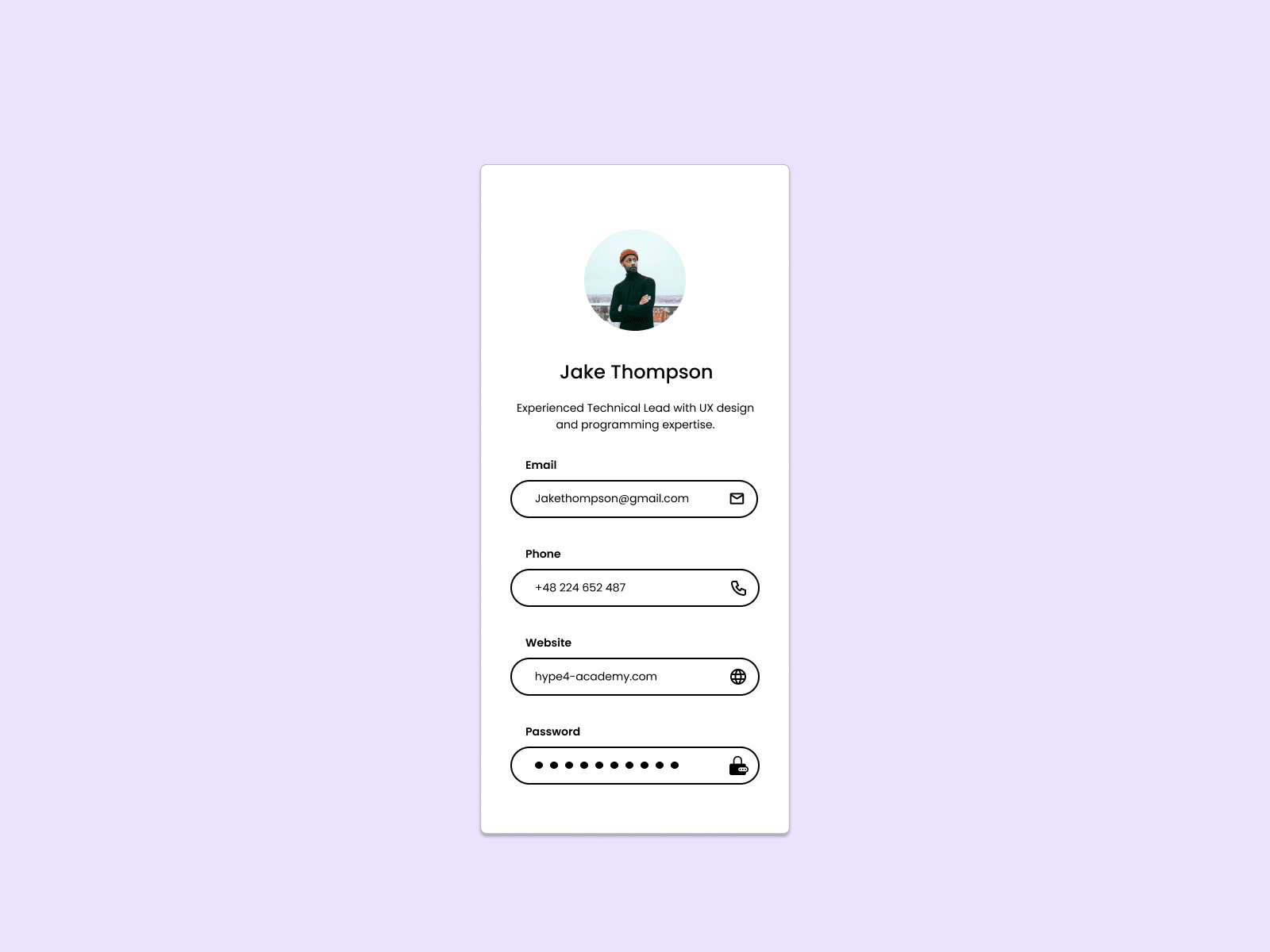 Daily UI Challenge #10