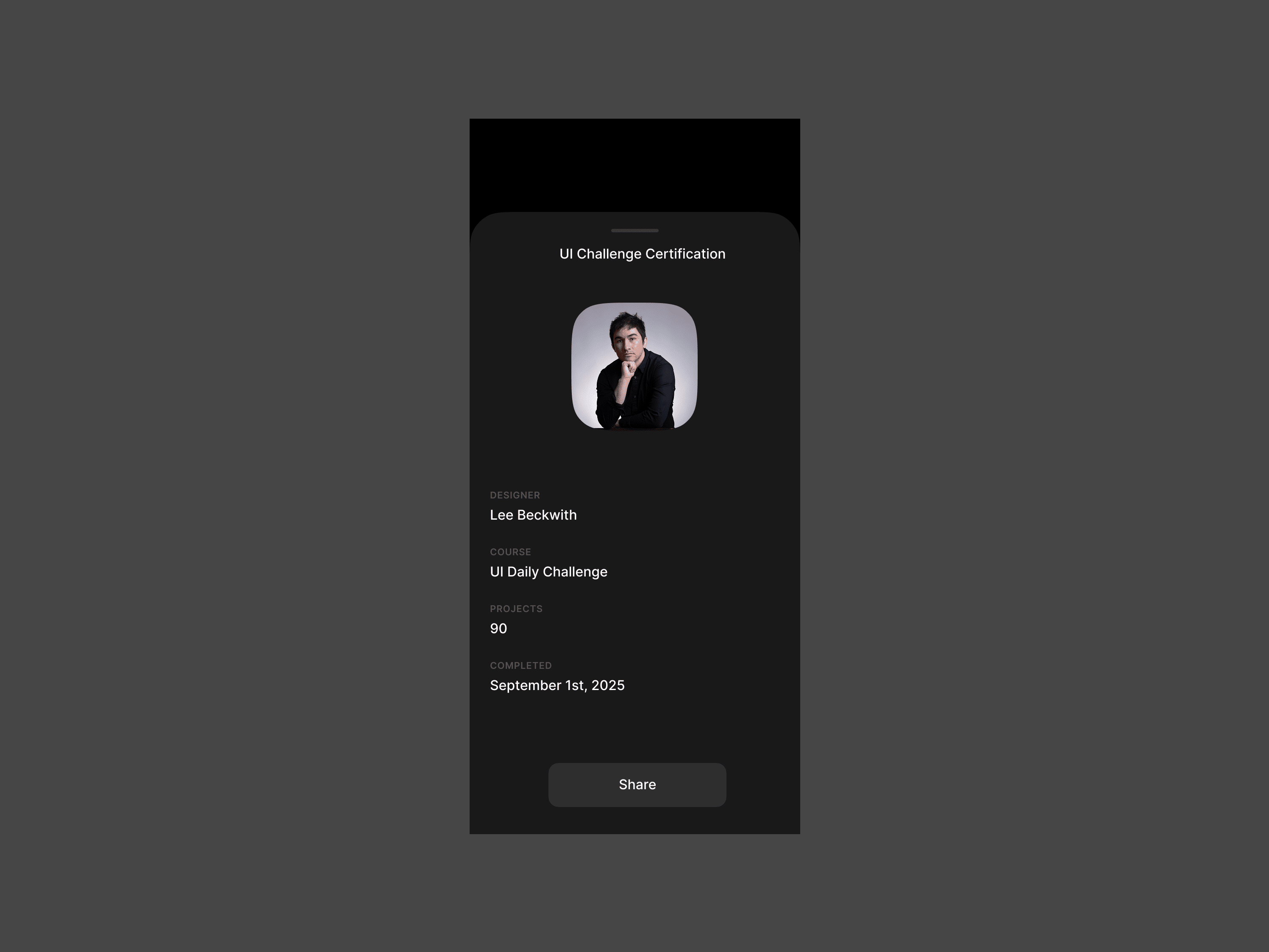 Daily UI Challenge #90