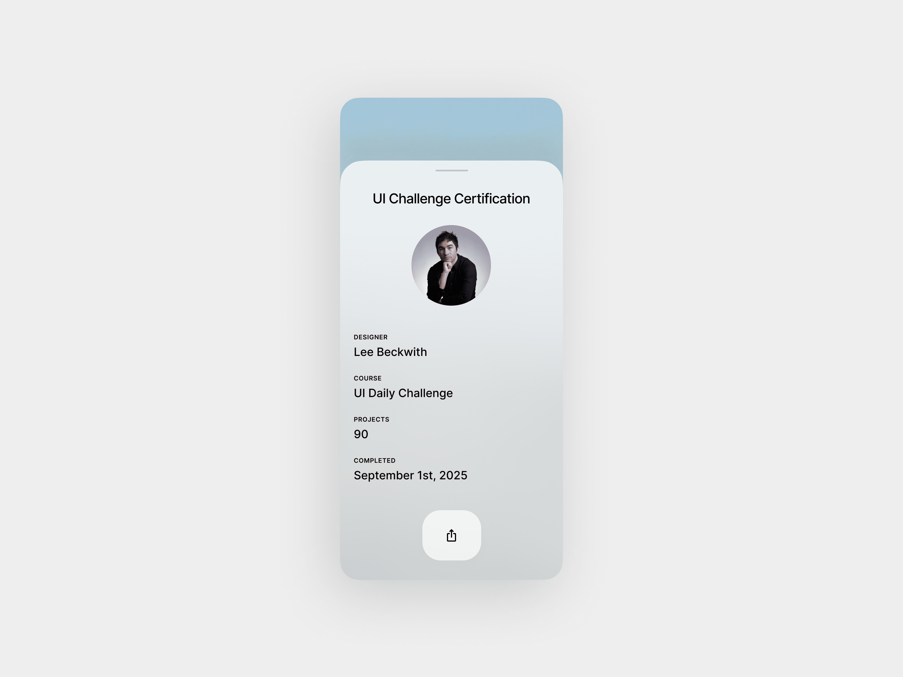 Daily UI Challenge #90